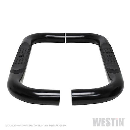 Westin Automotive 19-C SILVERADO/SIERRA 1500 REGULAR CAB E-SERIES 3 NERF STEP BARS BLACK 23-4115